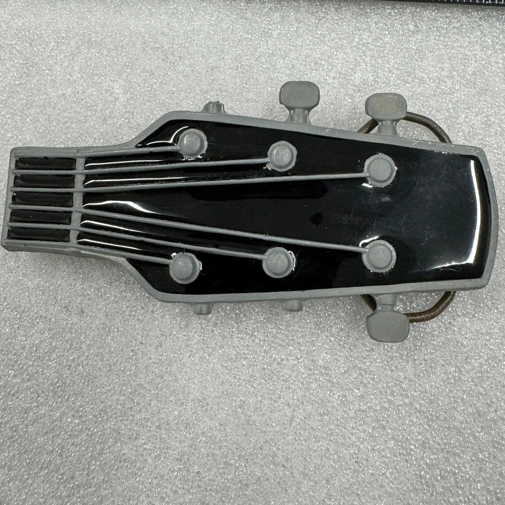 Great American‎ Products 2008 Guitar Headstock Belt Buckle Black